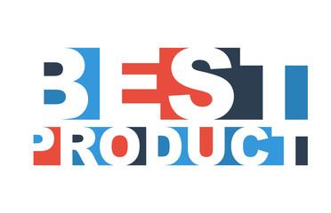 colorful vector illustration banner best product