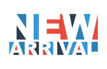 Fototapeta premium colorful vector illustration banner new arrival