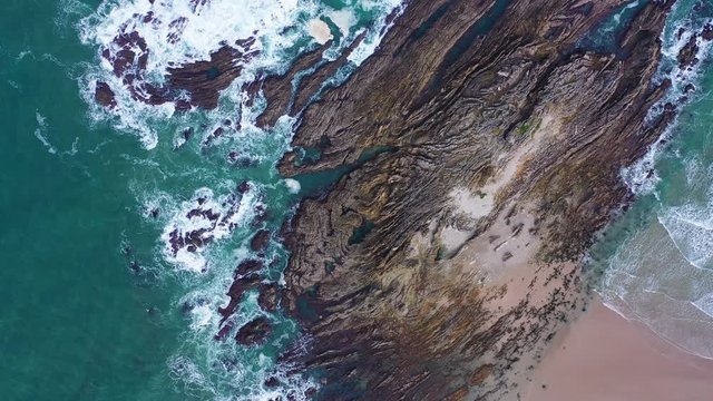 Lastras de Pechon, Pechon, Val de San Vicente Municipality, Cantabrian Sea, Cantabria, Spain, Europe