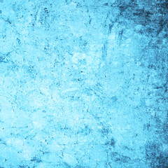 Grunge blue wall background or texture