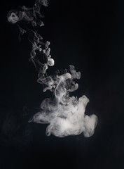 Abstract smoke on a dark background
