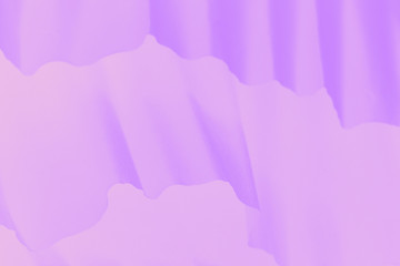 Pale violet gradient background with paper waves