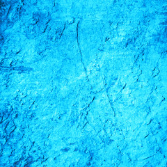 Obraz premium Grunge blue wall background or texture
