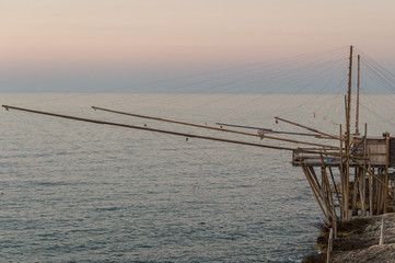 Fototapeta premium pier at sunset