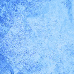 Grunge blue wall background or texture