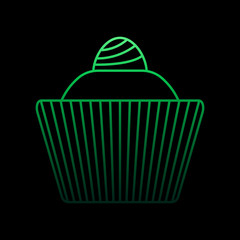 Candy wrapper line nolan icon. Simple thin line, outline vector of chocolate icons for ui and ux, website or mobile application