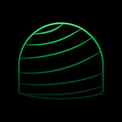 Chocolate line nolan icon. Simple thin line, outline vector of chocolate icons for ui and ux, website or mobile application