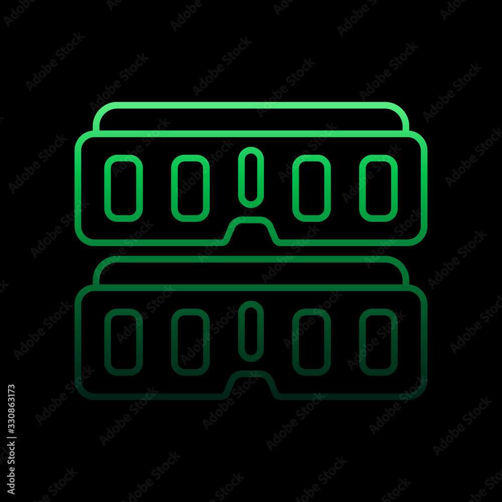 Aufkleber data server nolan icon. simple thin line, outline vector of computer hardware icons for ui and ux, w