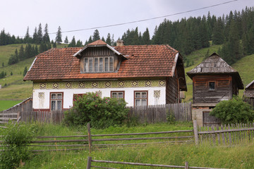Traditional house moldova transylvania Romania