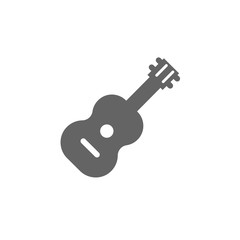 Ukulele icon. Simple vector summer icons for ui and ux, website or mobile application