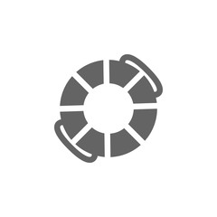 Fototapeta premium Float icon. Simple vector summer icons for ui and ux, website or mobile application