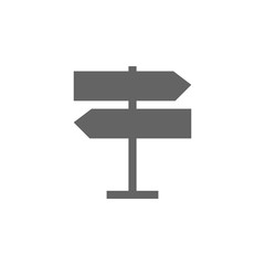 Road, sign icon. Simple vector summer icons for ui and ux, website or mobile application