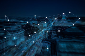 smart city connection concept