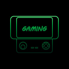 Hand video game nolan icon. Simple thin line, outline vector of gaming icons for ui and ux, website or mobile application