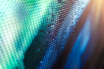 CloseUp LED blurred screen. LED soft focus background. abstract background ideal for design.