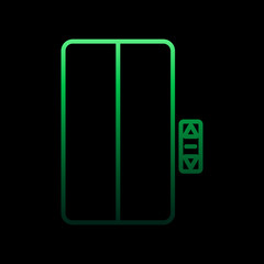 Elevator nolan icon. Simple thin line, outline vector of hotel icons for ui and ux, website or mobile application