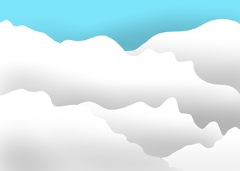 abstract background with clouds