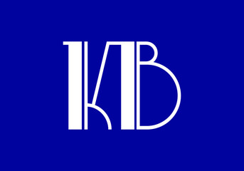 K B Initial Letter Logo design vector template, Graphic Alphabet Symbol for Corporate Business Identity