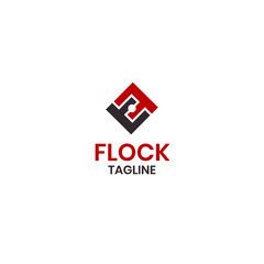 Obraz premium Abstract logo for Company Flock