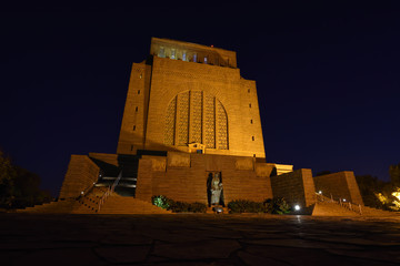 The Voortrekker Monument National Heritage At Night, Pretoria, South Africa