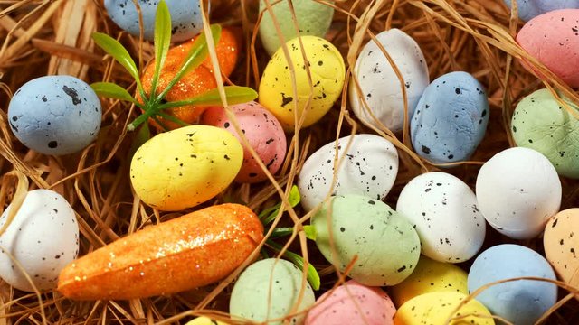 Colorful Traditional Celebration Easter Paschal Eggs
