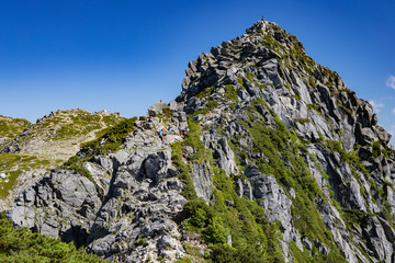 中央アルプスの宝剣岳