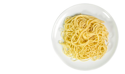 Spaghetti noodles  isolated background