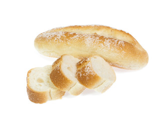Bread isolated on white background