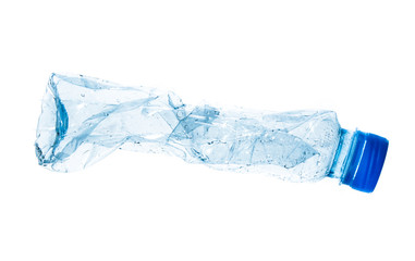 bottle of water isolated on white background