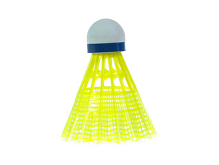 Badminton shuttlecock  on white background