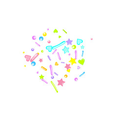 Sprinkles grainy. Cupcake dessert bakery confetti