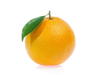 Orange fruit isolated on white background