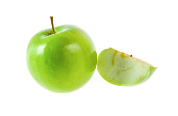green apple isolated