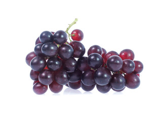 Fototapeta premium red grapes isolated on white