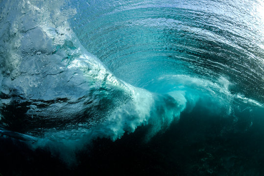 Underwater wave vortex, Sydney Australia