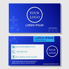 Business Card Medical. Business Card Template.