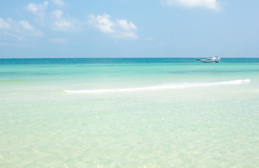 beach and tropical sea