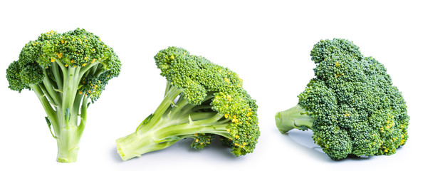 broccoli isolated on white background