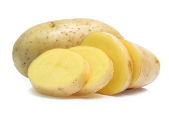 potato isolated on white background