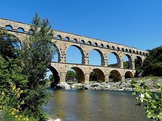 Fototapeta premium Southern France, Pont du Gard