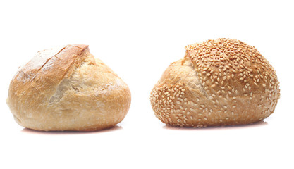 breads isolated on a white background