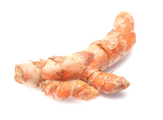 turmeric isolated on white background