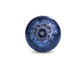blueberry fruit isolated on white background