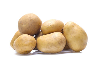 potato isolated on white background