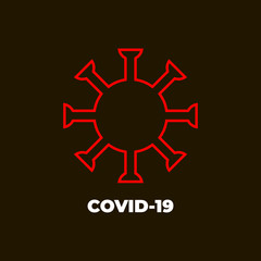 Coronavirus - line Icon - element for your design