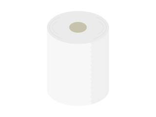 トイレットペーパーのイラスト