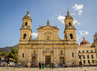 Obraz premium Sacro Santa Iglesia Catedral Basílica Metropolitana de la Inmaculada Concepción de María y San Pedro Primada de Bogotá
