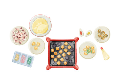 たこ焼きパーティーセット Set of Takoyaki party