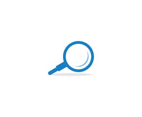 Magnifying glass logo