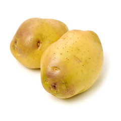 New potato isolated on white background